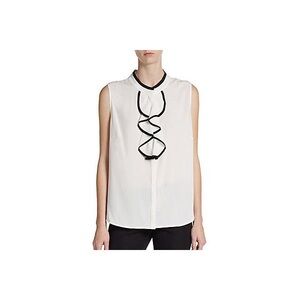Calvin Klein White Top with Black Accents